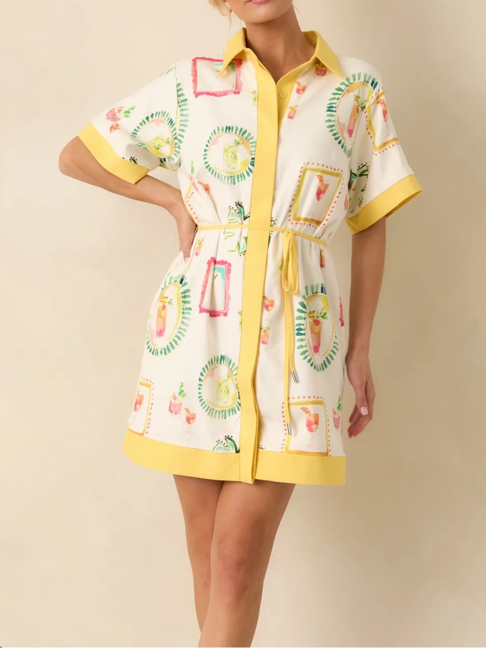 Boutique linen dress size small